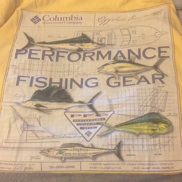 Columbia Tops - Columbia yellow T-shirt